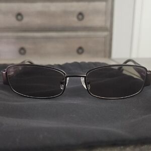 Guess Women's Purple Rectangular Glasses